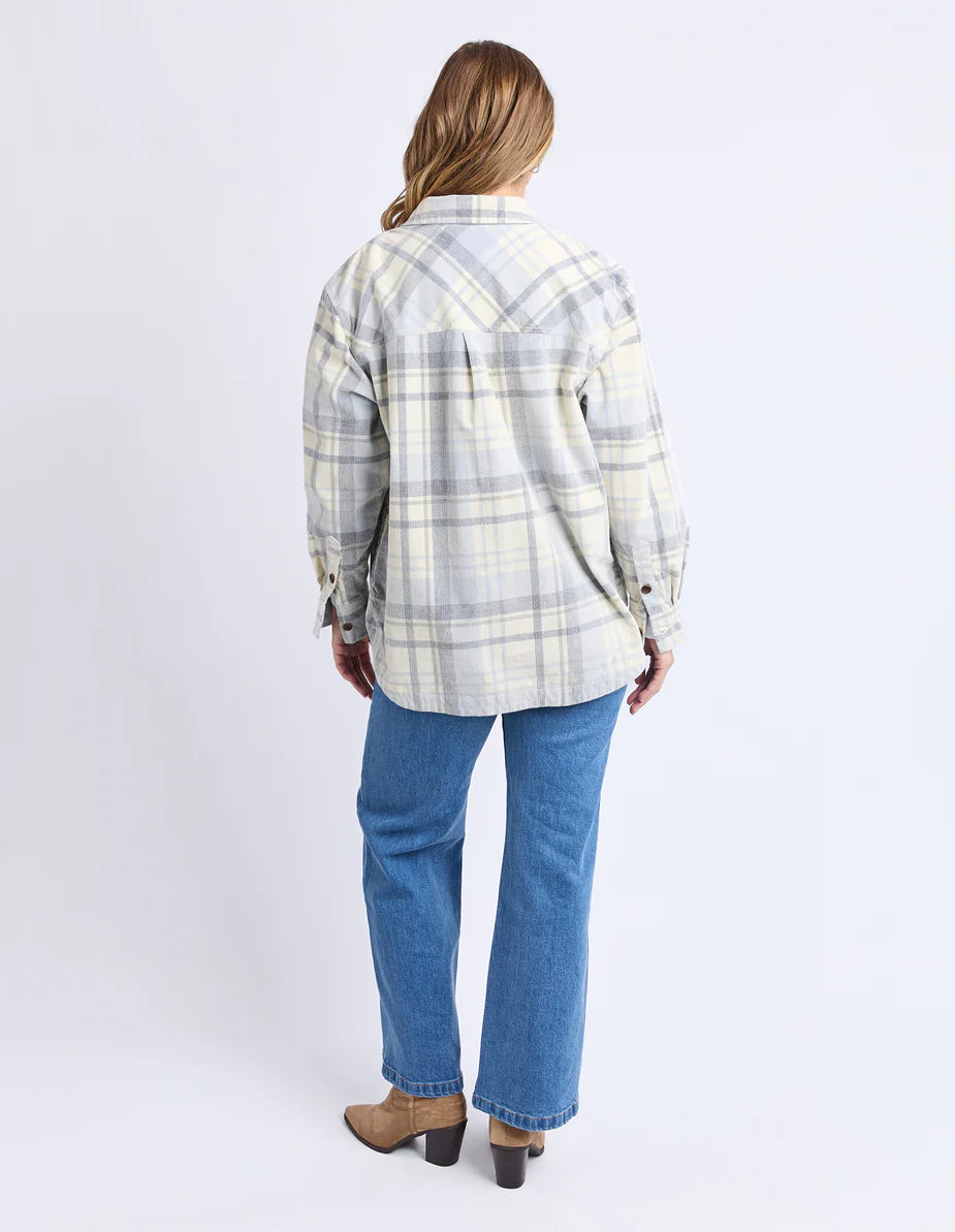 Foxwood Dixie Check Shirt - Navy | Women's Cotton Check Shirt