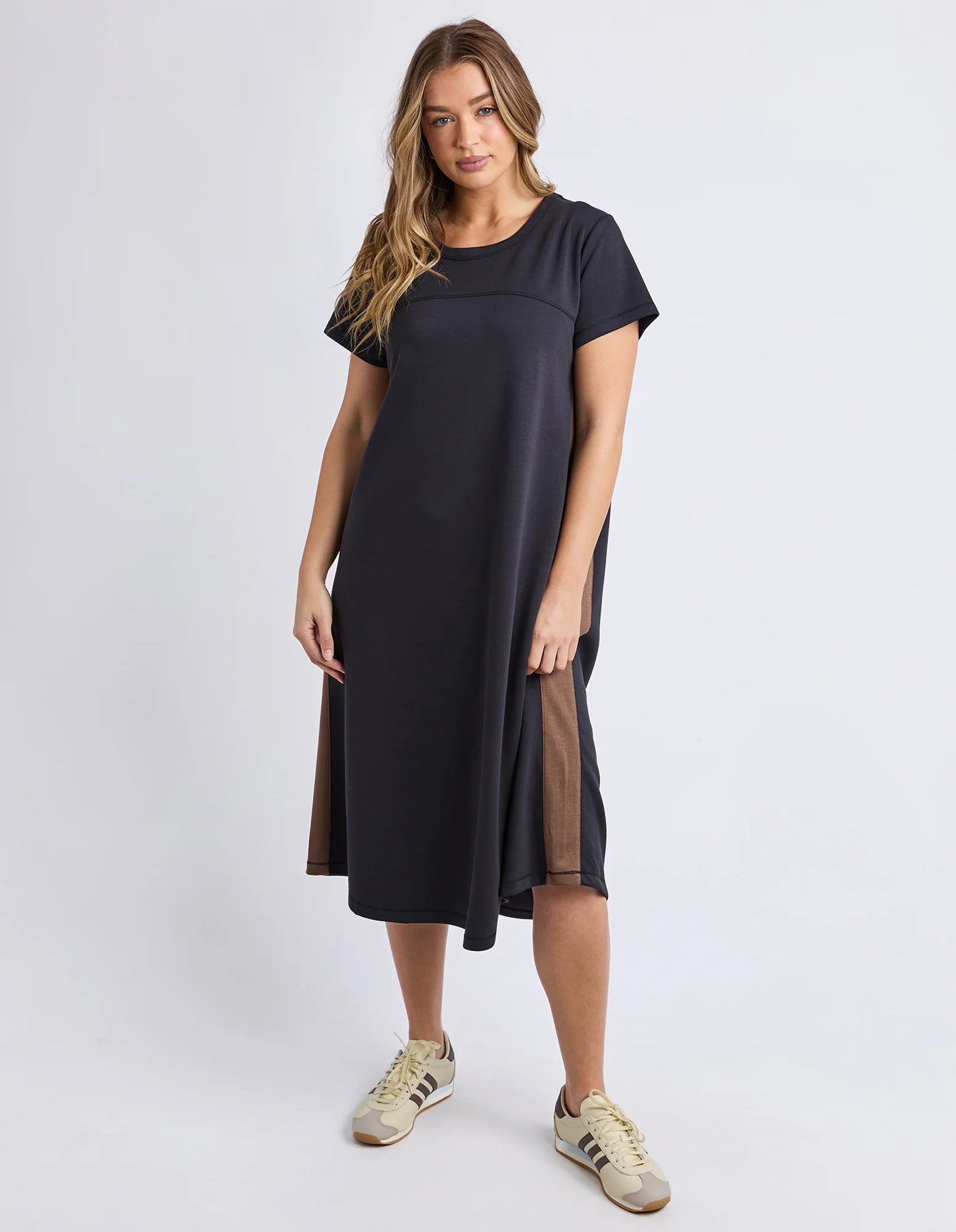 Foxwood Seattle Tee Dress - Ink | Women's Relaxed Fit Midi Dress