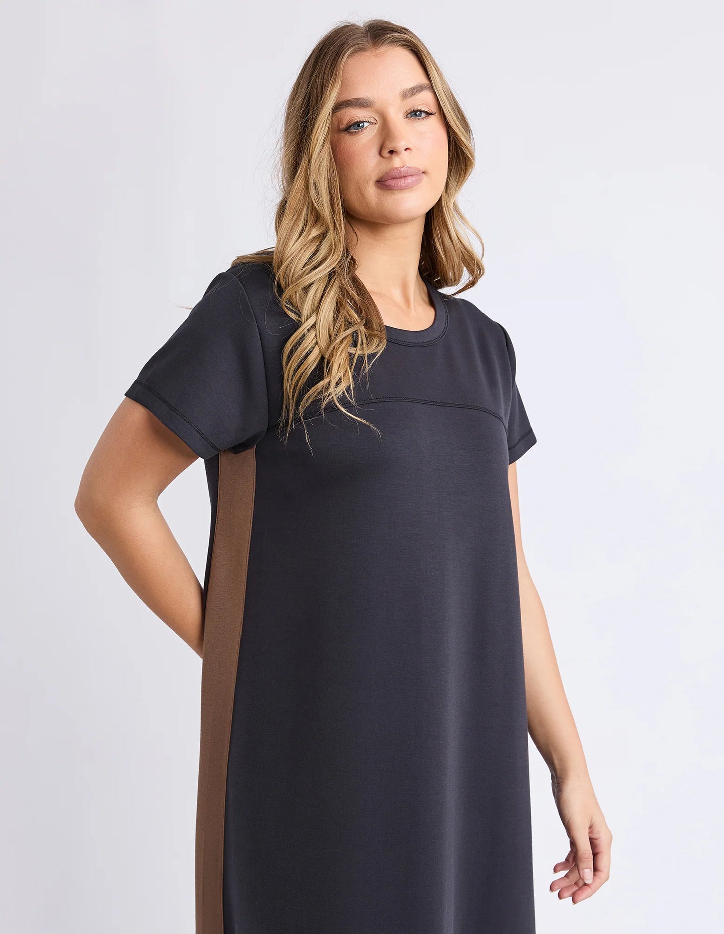 Foxwood Seattle Tee Dress - Ink | Women's Relaxed Fit Midi Dress