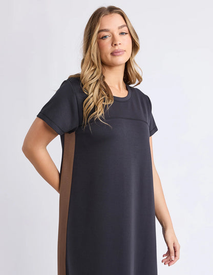 Foxwood Seattle Tee Dress - Ink | Women's Relaxed Fit Midi Dress