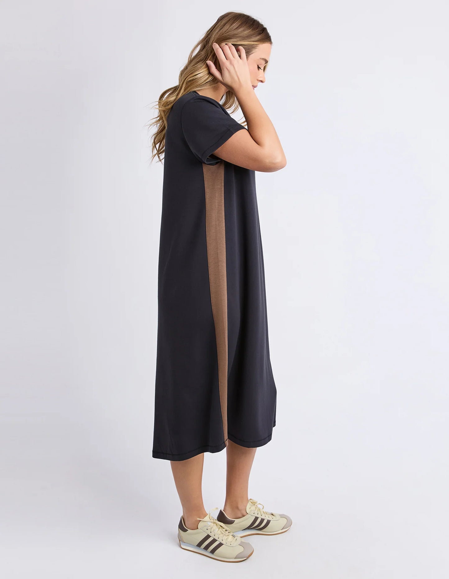 Foxwood Seattle Tee Dress - Ink | Women's Relaxed Fit Midi Dress
