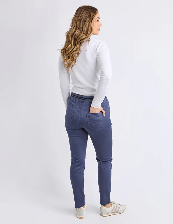 Foxwood Country Blue jogger with elastic waistband and pockets