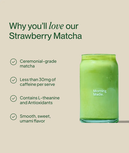 Morning Made - Matcha Latte Strawberry