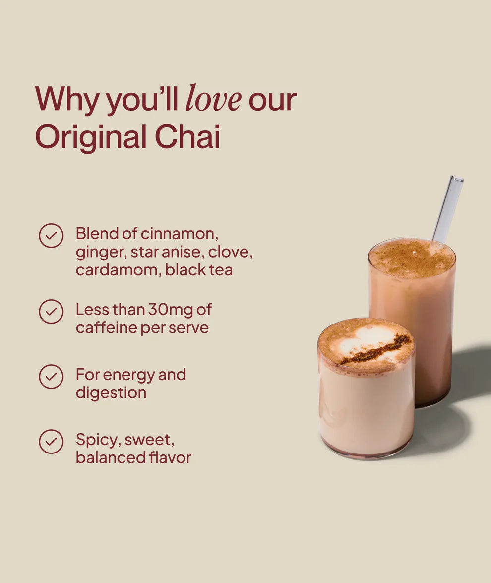 Morning Made Chai Latte - Original Blend | Organic Spiced Chai Powder