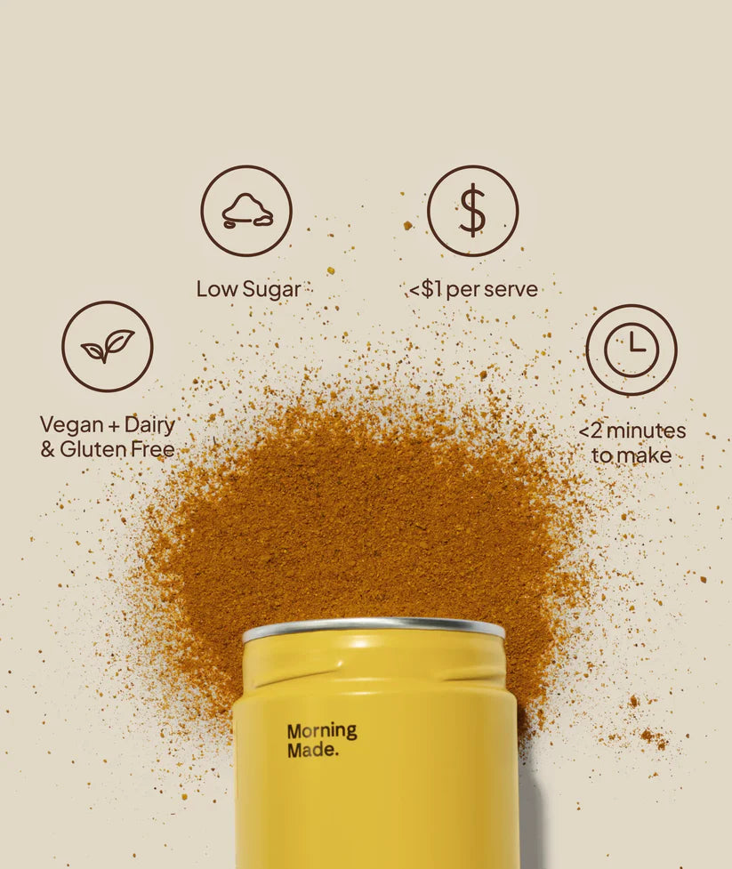 Morning Made Turmeric Latte - Original Blend | Organic Golden Turmeric Drink