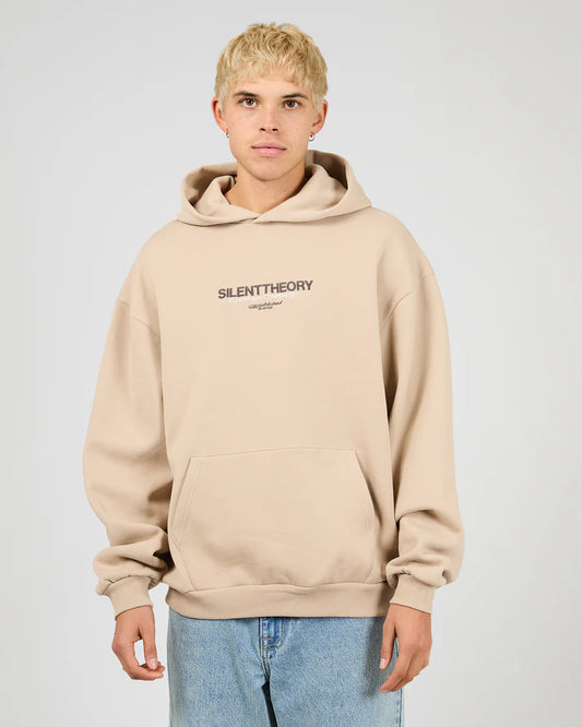 Silent Theory Echo Hoodie - Tan | Men’s Relaxed Fit Everyday Hoodie