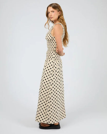 Silent Theory Nieve Maxi Dress - Natural | Relaxed Women's Everyday Maxi Dress