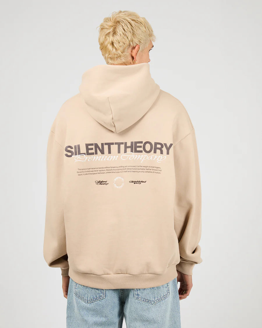 Silent Theory Echo Hoodie - Tan | Men’s Relaxed Fit Everyday Hoodie