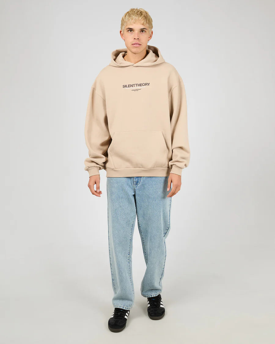 Silent Theory Echo Hoodie - Tan | Men’s Relaxed Fit Everyday Hoodie