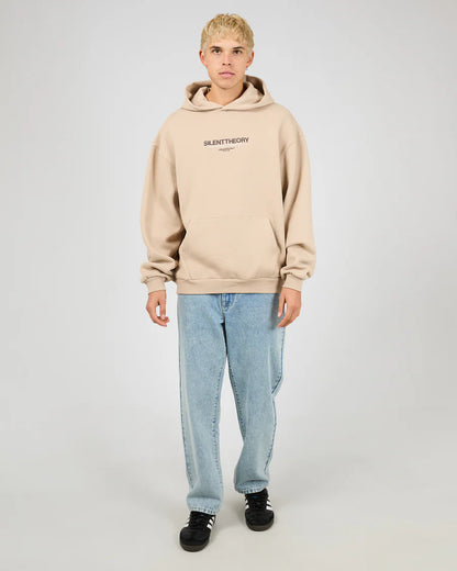 Silent Theory Echo Hoodie - Tan | Men’s Relaxed Fit Everyday Hoodie