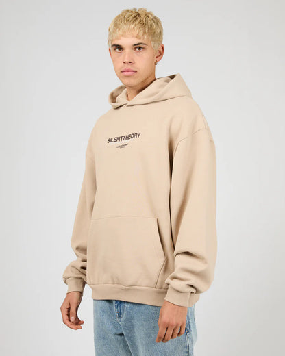 Silent Theory Echo Hoodie - Tan | Men’s Relaxed Fit Everyday Hoodie