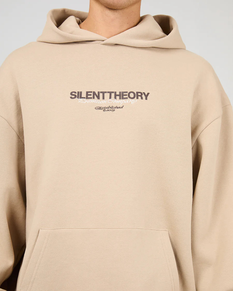 Silent Theory Echo Hoodie - Tan | Men’s Relaxed Fit Everyday Hoodie