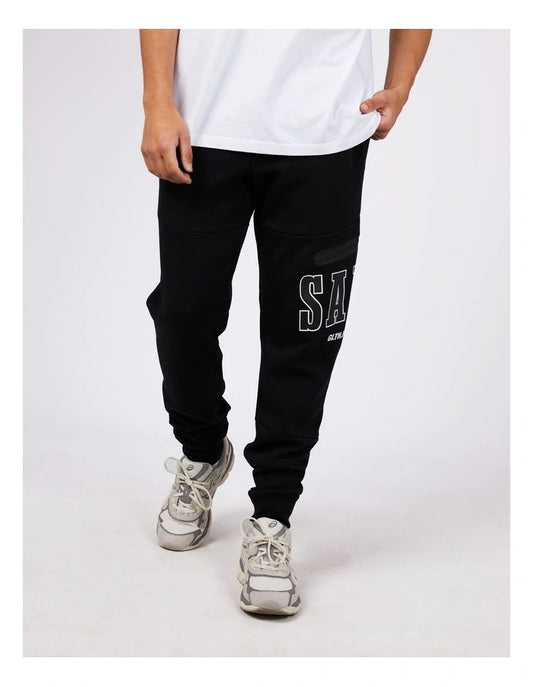 St Goliath Baseline Pant - Black | Men’s Comfortable Everyday Track Pants