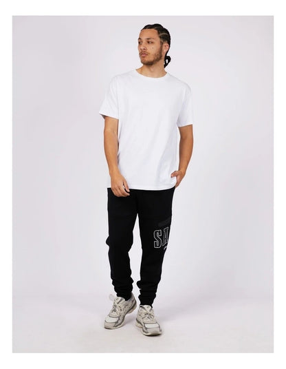 St Goliath Baseline Pant - Black | Men’s Comfortable Everyday Track Pants