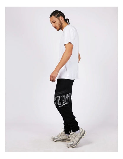 St Goliath Baseline Pant - Black | Men’s Comfortable Everyday Track Pants