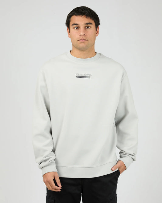 St Goliath Exchange Crew - Grey | Men’s Graphic Fleece Crew