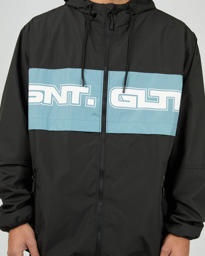 St Goliath Undercover Jacket - Black | Men’s Hooded Zip Jacket