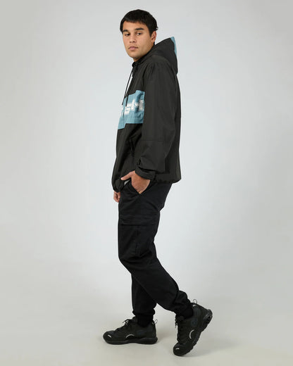 St Goliath Undercover Jacket - Black | Men’s Hooded Zip Jacket