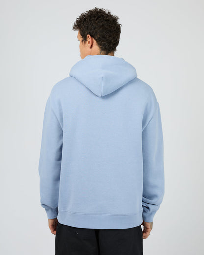 St Goliath Vapor Hoodie - Blue | Men's Relaxed Fit Fleece Hoodie