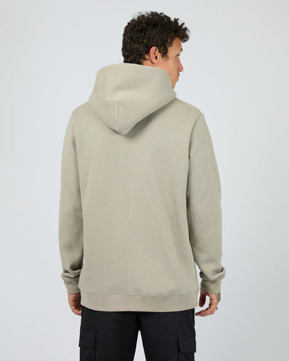 St Goliath Vapor Hoodie - Vintage Khaki | Men's Relaxed Fit Fleece Hoodie