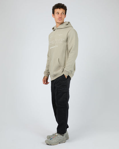 St Goliath Vapor Hoodie - Vintage Khaki | Men's Relaxed Fit Fleece Hoodie
