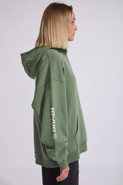 All About Eve Club Relaxed Hoodie - Khaki | Women’s Cozy Casual Hoodie