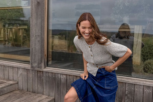 Foxwood Davana Knit - Oat Marle | Women's Relaxed Knitwear