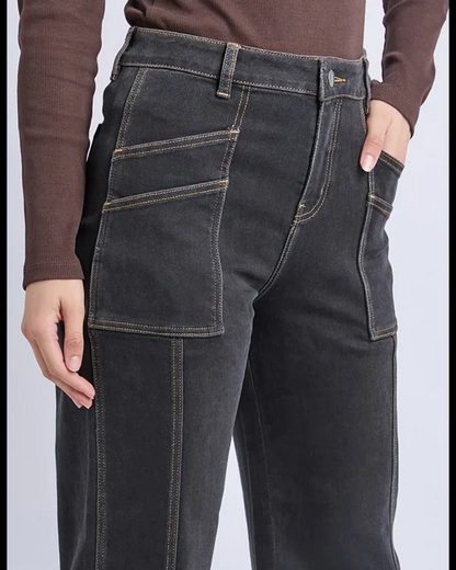 Foxwood Balmy Jean - Washed Black | Stretch Denim Women's Jeans