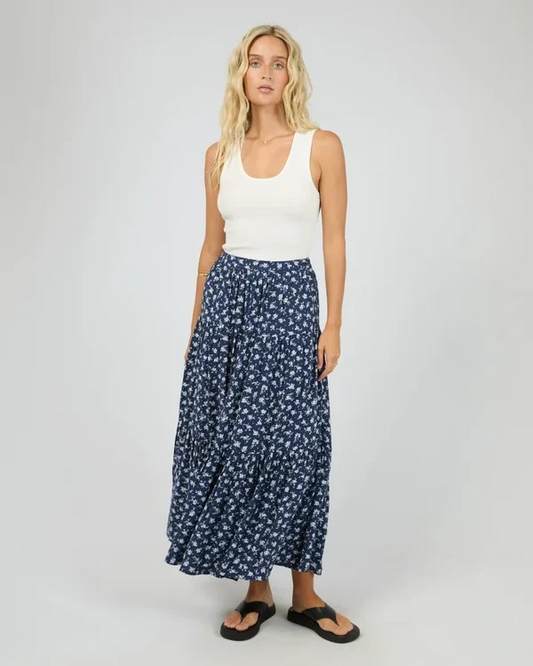 All About Eve Clarabelle Maxi Skirt | Women’s Viscose & Linen Maxi Skirt