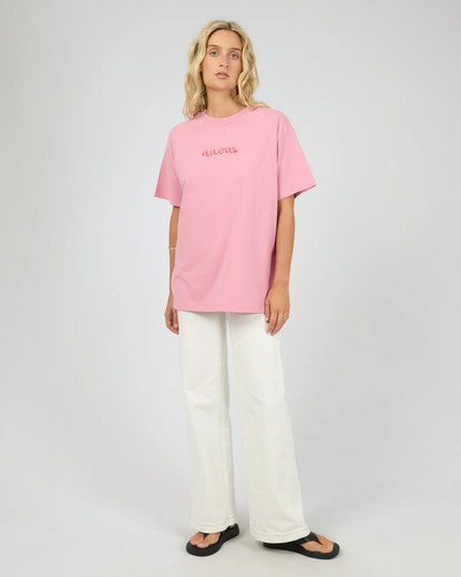 About Eve You Are Fabulous Relaxed Tee – Orchid | Women’s Cotton Graphic Tee