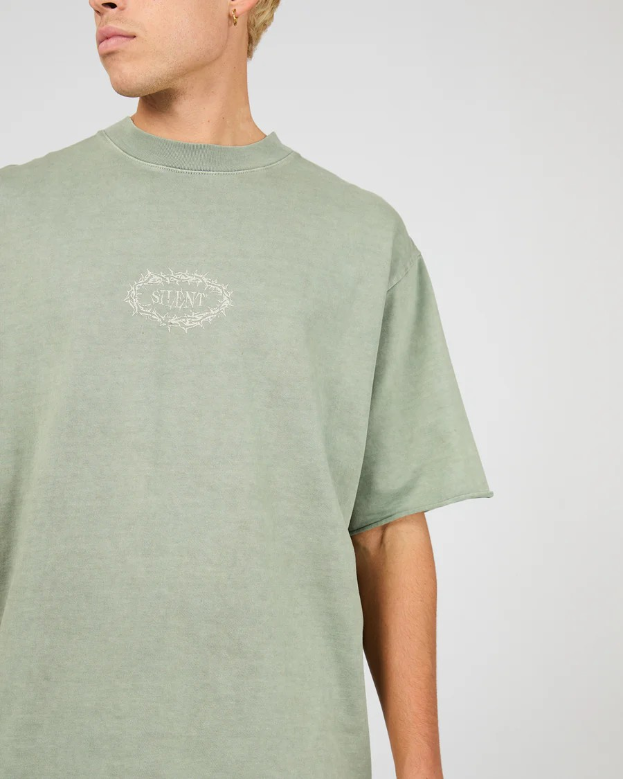 Silent Theory Cipher Tee - Pine | Men’s Casual Everyday Graphic Tee